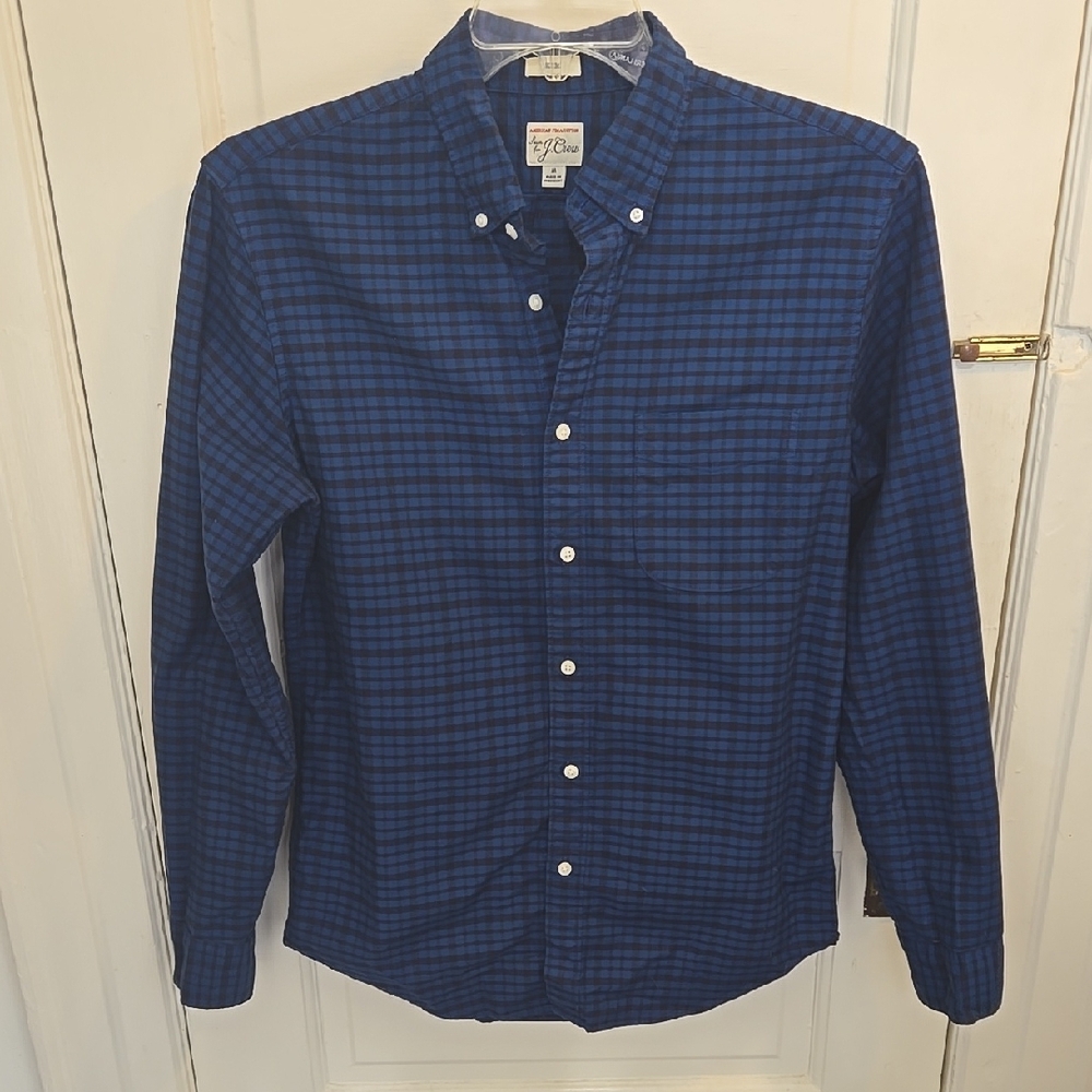 Blue Checkered Men's Shirt